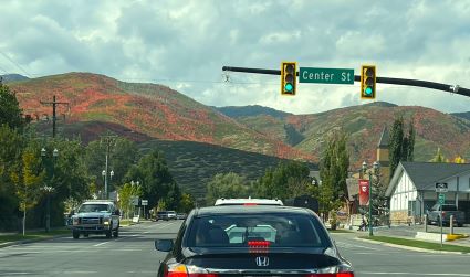 MIdway Utah Fall Mountains