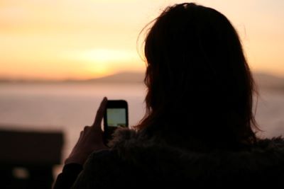 Taking A Sunset Photo With A Smartphone